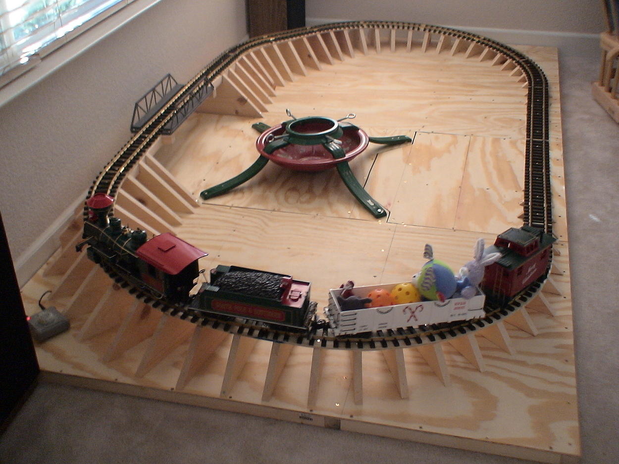 View of table that shows elevation change well