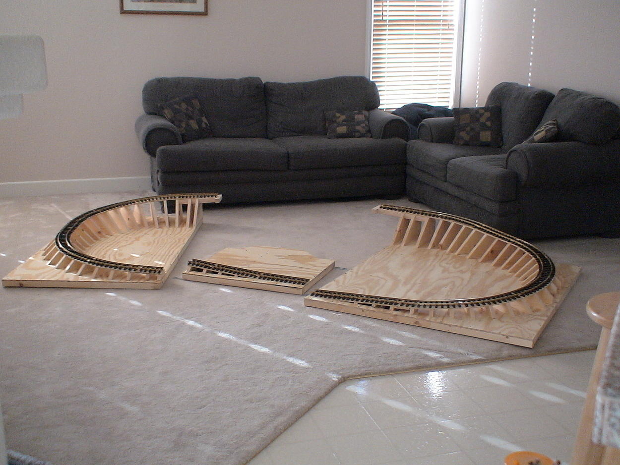 Shows three pieces separated.