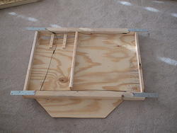 Shows underside of center piece.